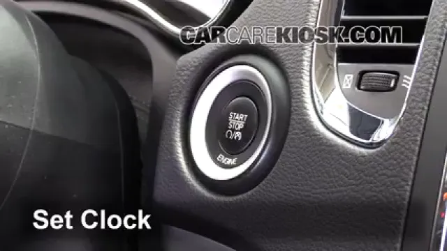 2014 Dodge Durango SXT 3.6L V6 FlexFuel Horloge Régler l'horloge